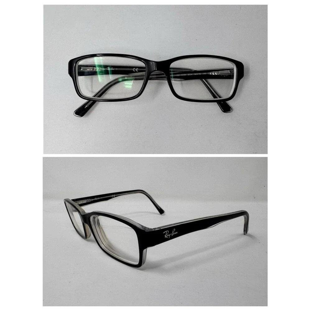 Ray-Ban RB5169 Eyeglass Frames 54 16 140 Black Clear Frames Only